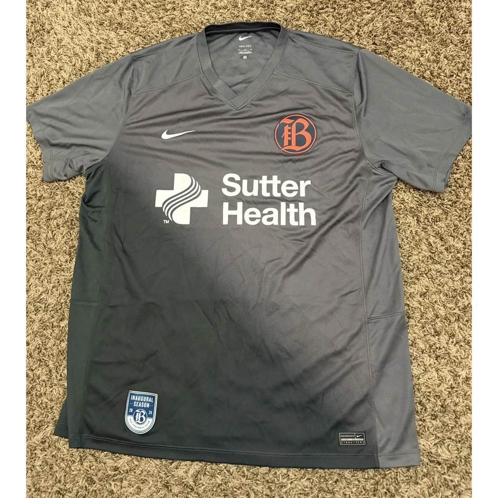 Rare Bay FC 2024 Stadium Secondary Nike 6th Street Inaugural Jersey Mens Sz XL